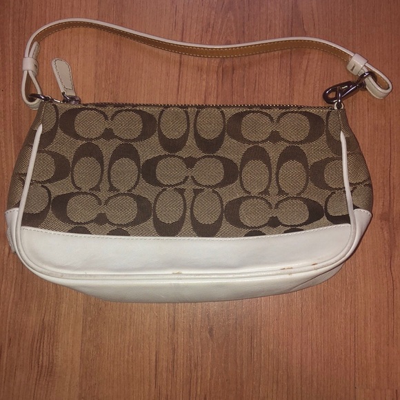 Coach Canvas and Leather Logo Pochette - Picture 2 of 8